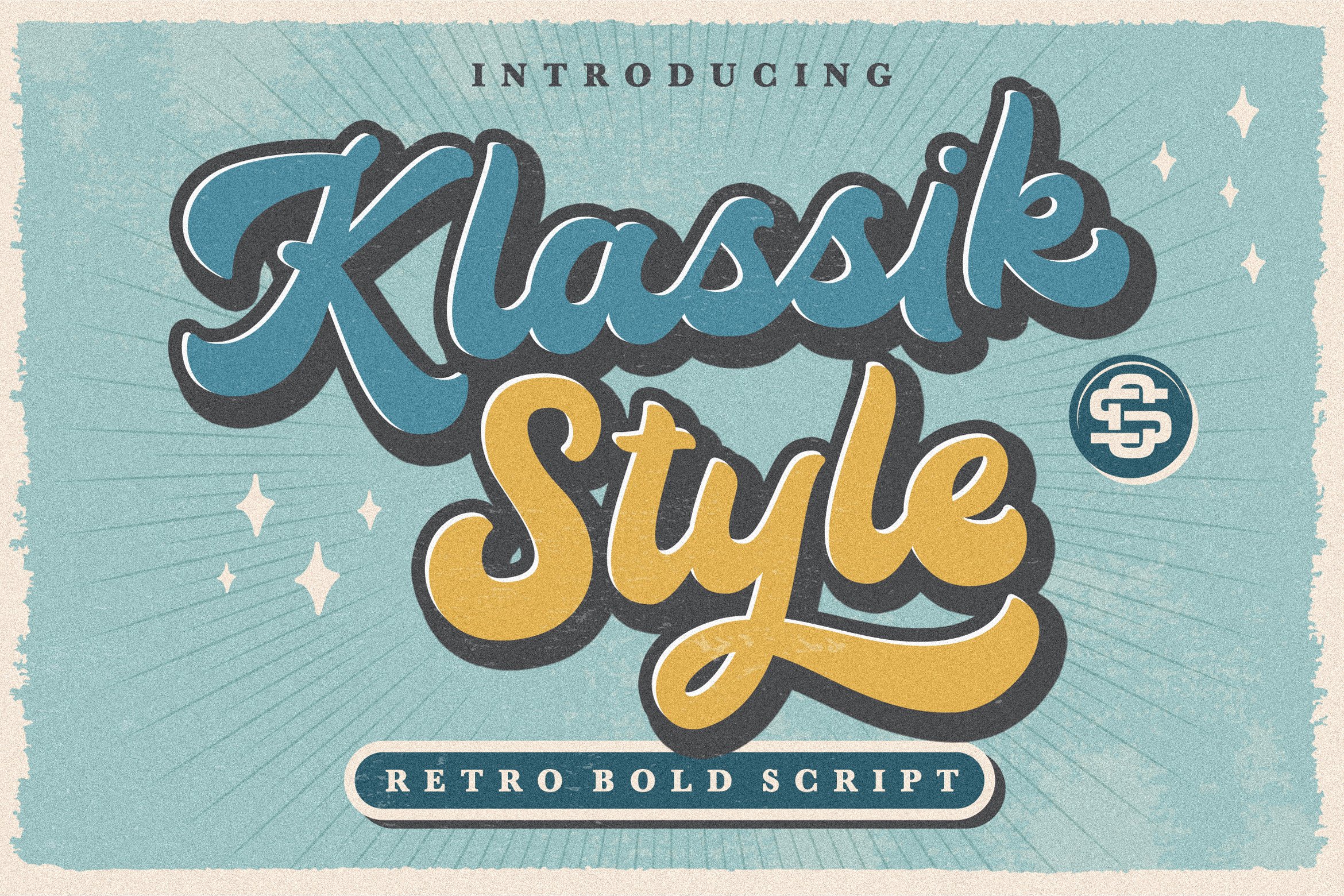 Klassik Style Retro Bold Script cover image.