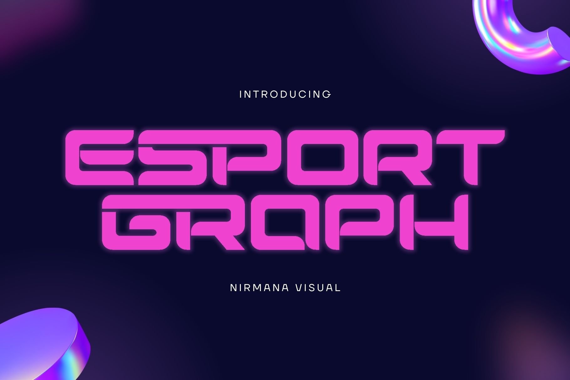 Esport Graph - Logo Font cover image.