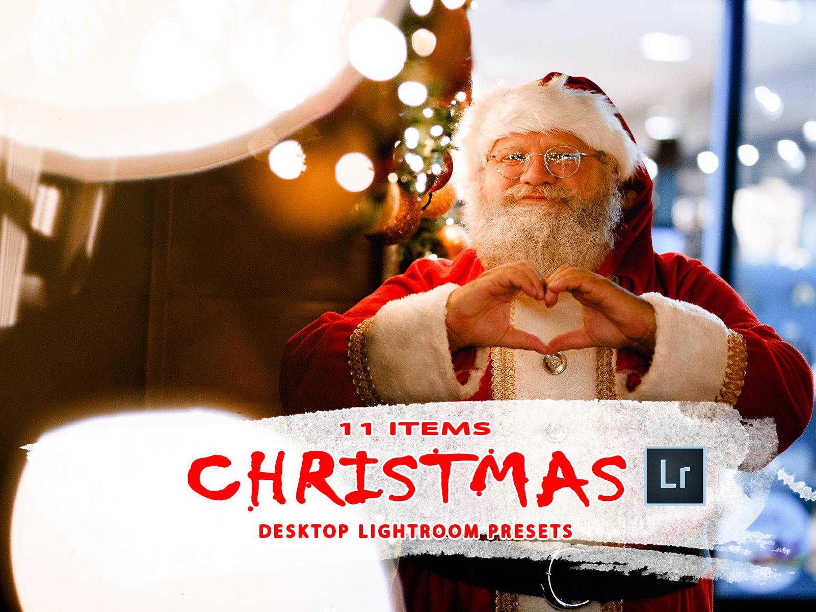 11 Lightroom Presets, Christmascover image.