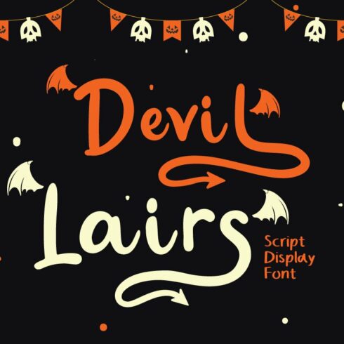 Devil Lairs - Halloween Font cover image.