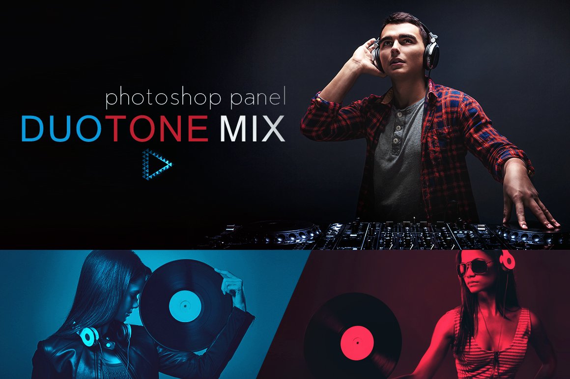 DuoTone Mix Photoshop Panelcover image.