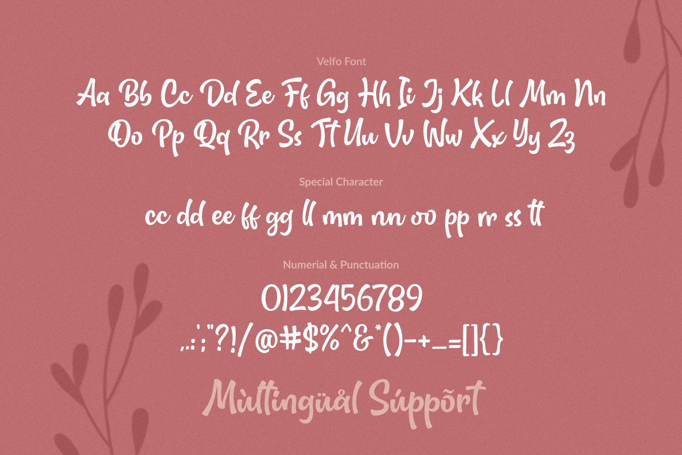 Velfo ~ lovely-fun and quirky font preview image.