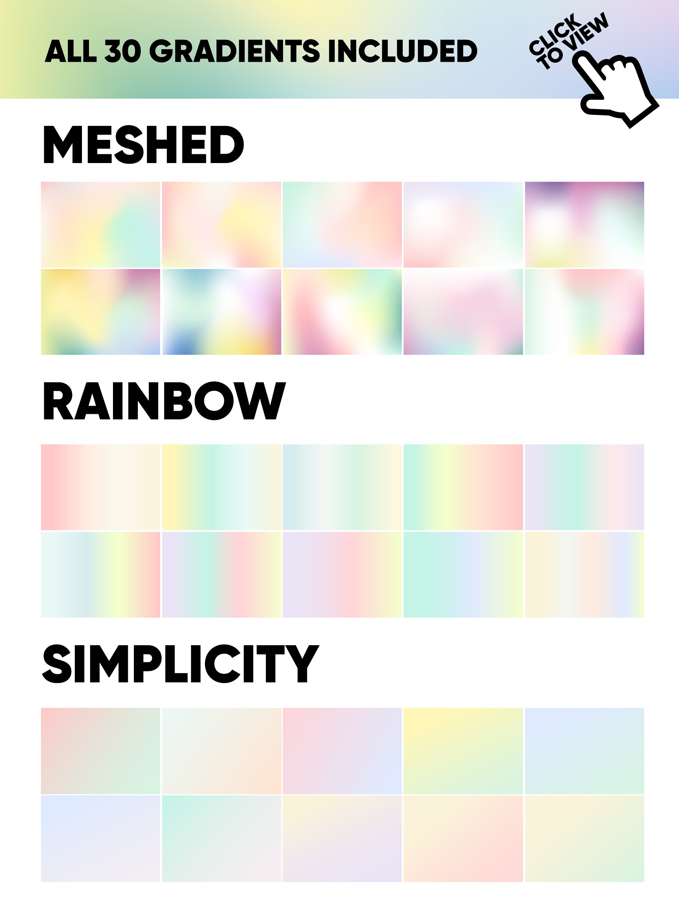 There is something so satisfying in a gradual gradient of pastel