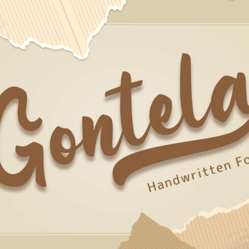Gontela - Handwritten Font cover image.
