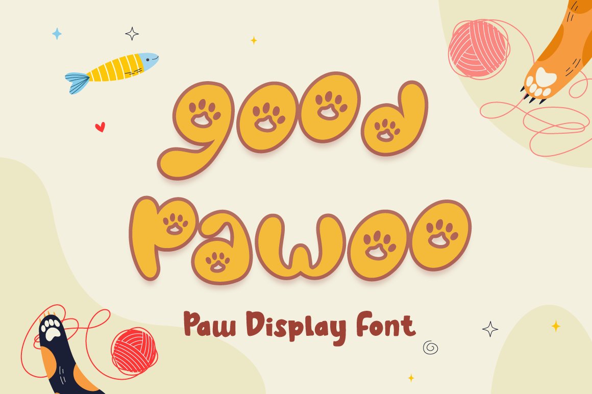 Good Pawoo - Display Font cover image.