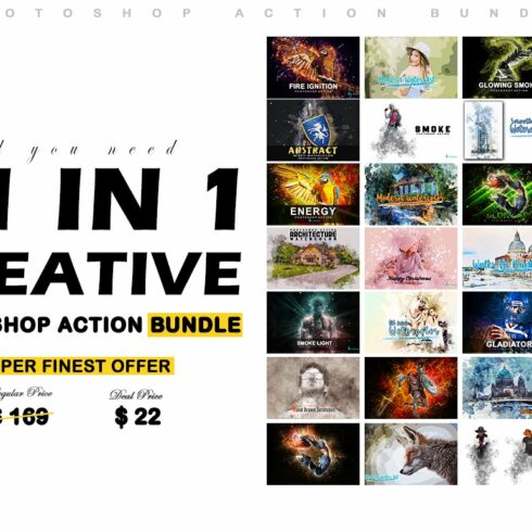 SALE! 21 In 1 Creative PS Actionscover image.
