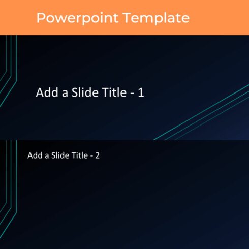 Triple Circuit PowerPoint Presentation Template cover image.