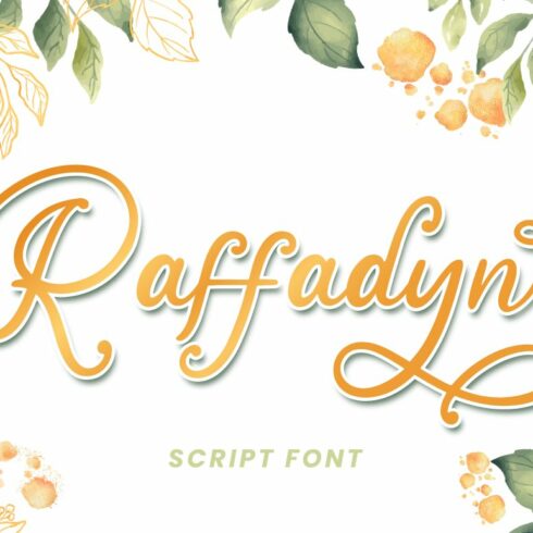 Raffadyn - Wedding Font cover image.
