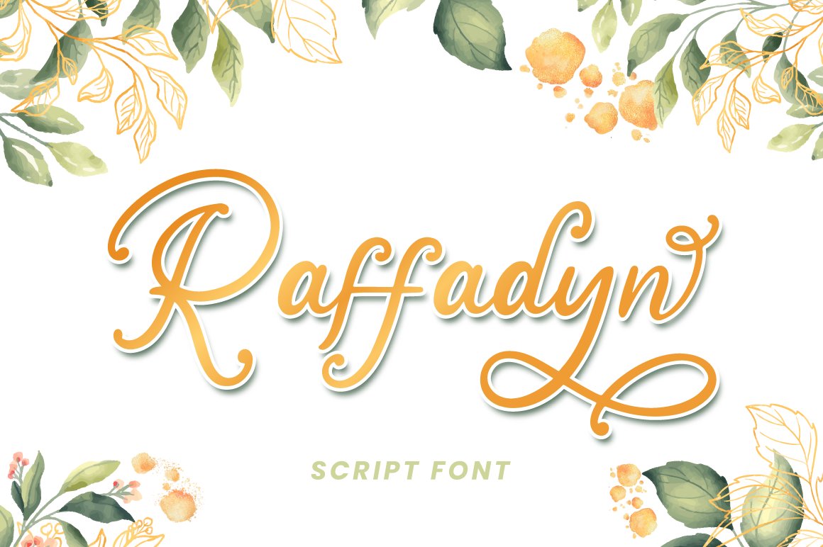 Raffadyn - Wedding Font cover image.