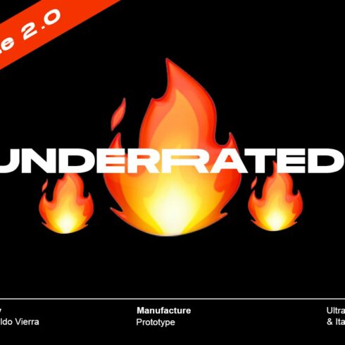 Underrated Font Update 2.0 cover image.