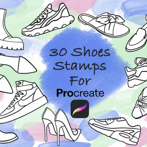 30 Shoes Stamps for Procreatecover image.