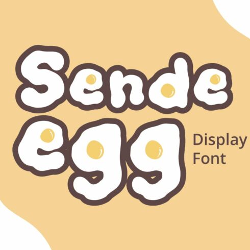 Sende Egg - Display Font cover image.