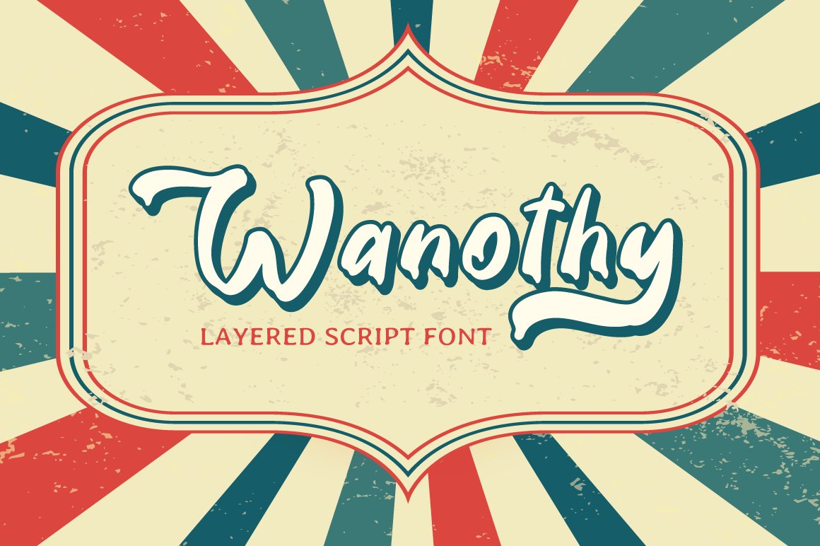 Wanothy - Vintage Font cover image.