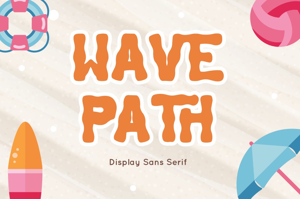 Wave Path - Display Sans Serif cover image.