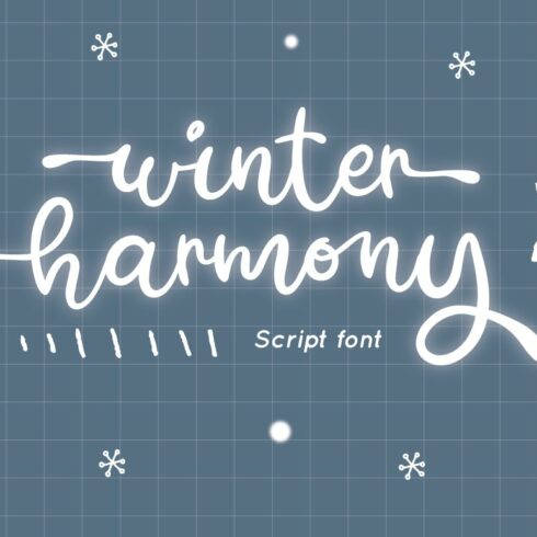 Winter Harmony - Wedding Font cover image.