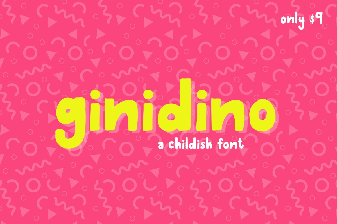 Ginidino Font cover image.