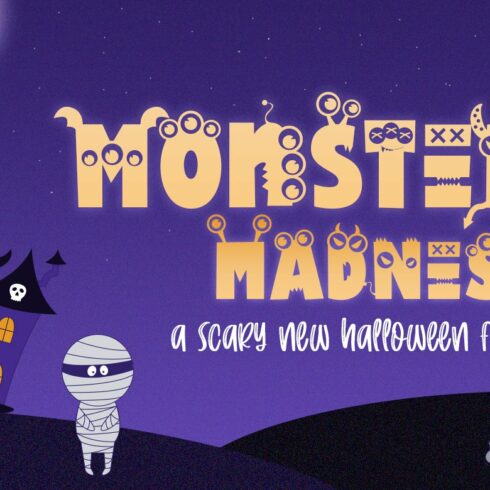 Monster Madness Font cover image.