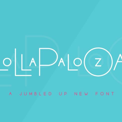 The Lollapalooza Font Trio cover image.