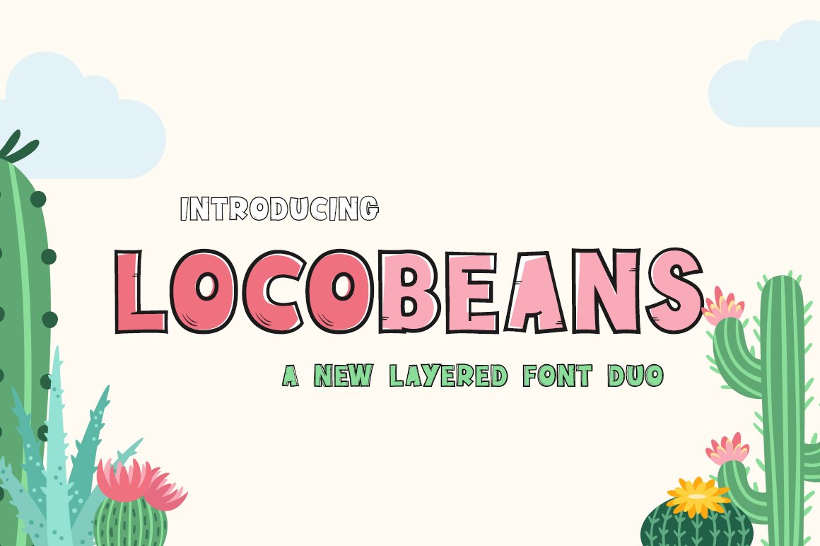 Locobeans Font Duo cover image.