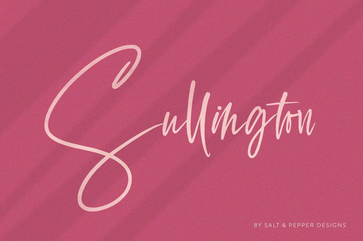 Sullington Script Font cover image.
