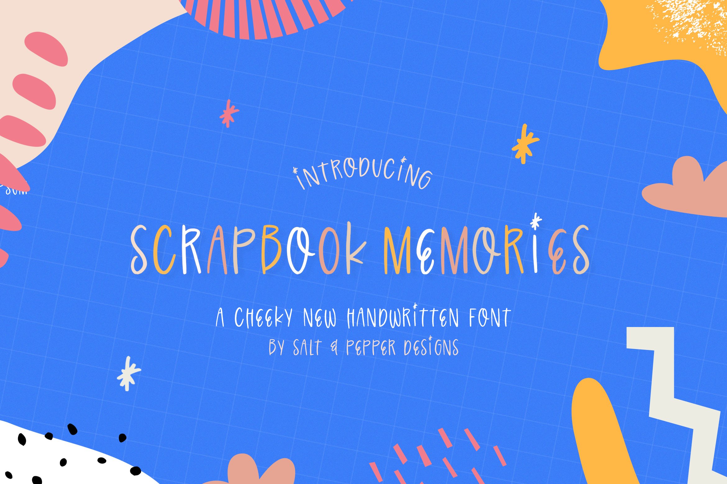 Scrapbook Memories Font cover image.