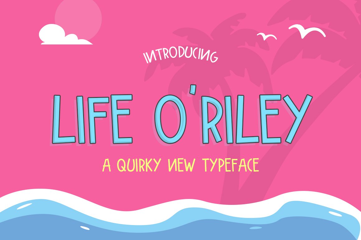 Life O'Riley Font cover image.