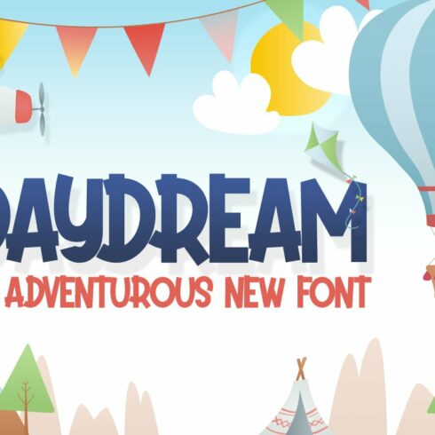 Daydream Kids Font cover image.