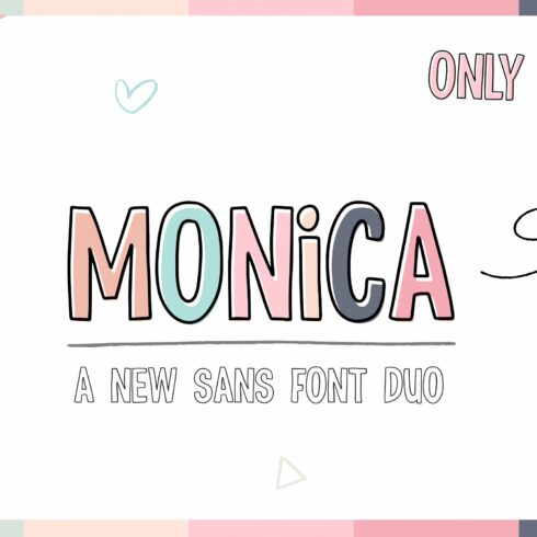 Monica Display Font Duo cover image.