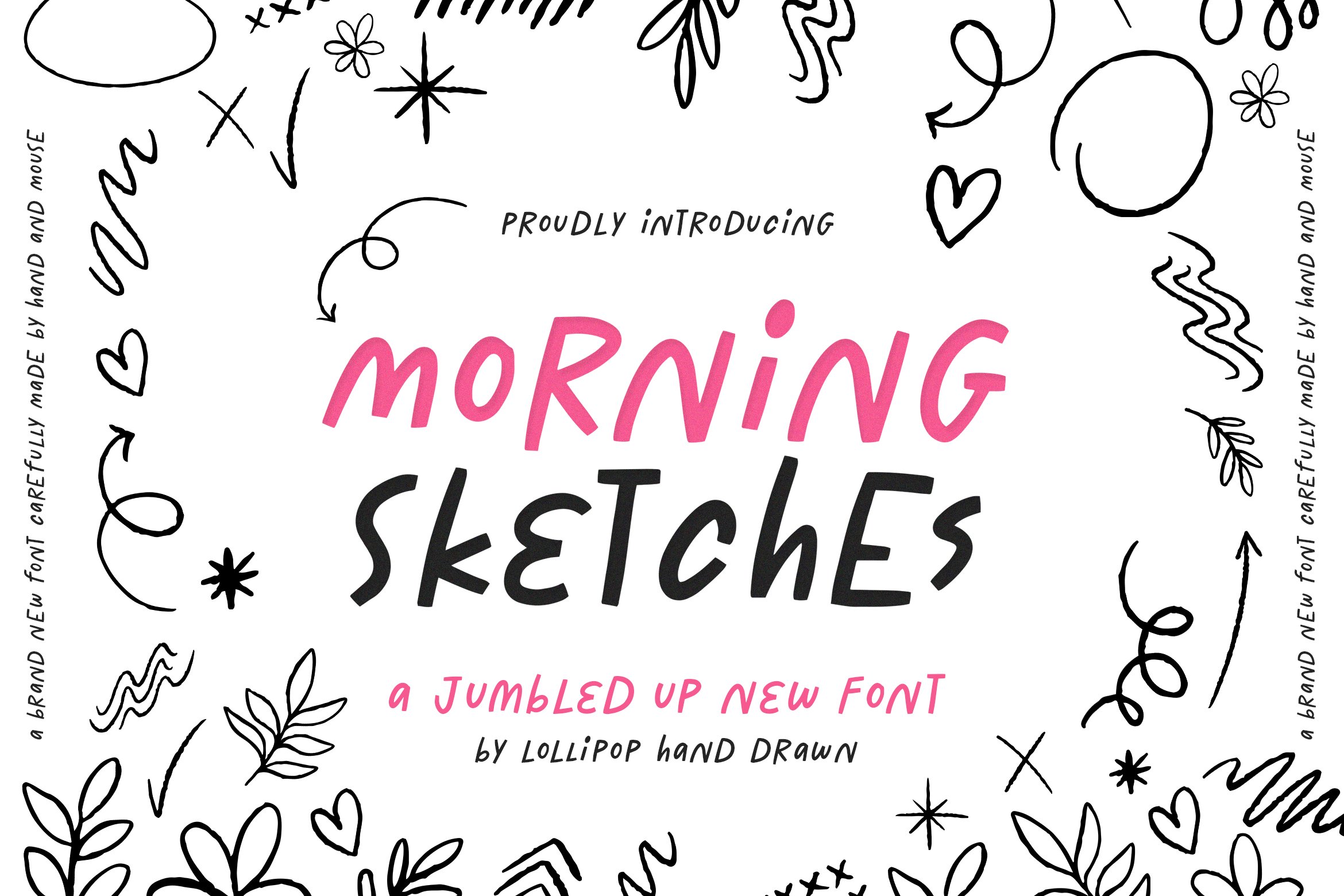 Morning Sketches Font cover image.