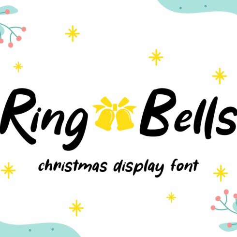 Ring Bells - Christmas Font cover image.