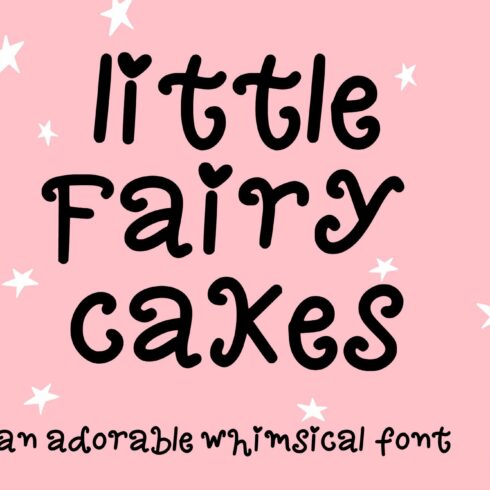 Little Fairy cakes font cover image.
