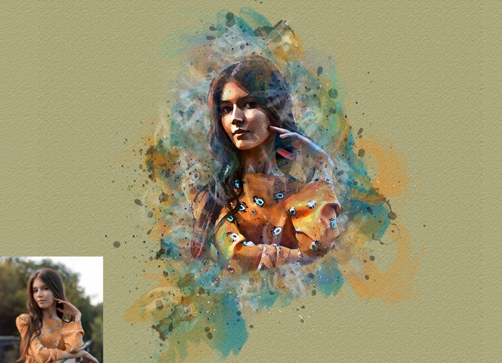 Dilute Watercolor Action MasterBundles