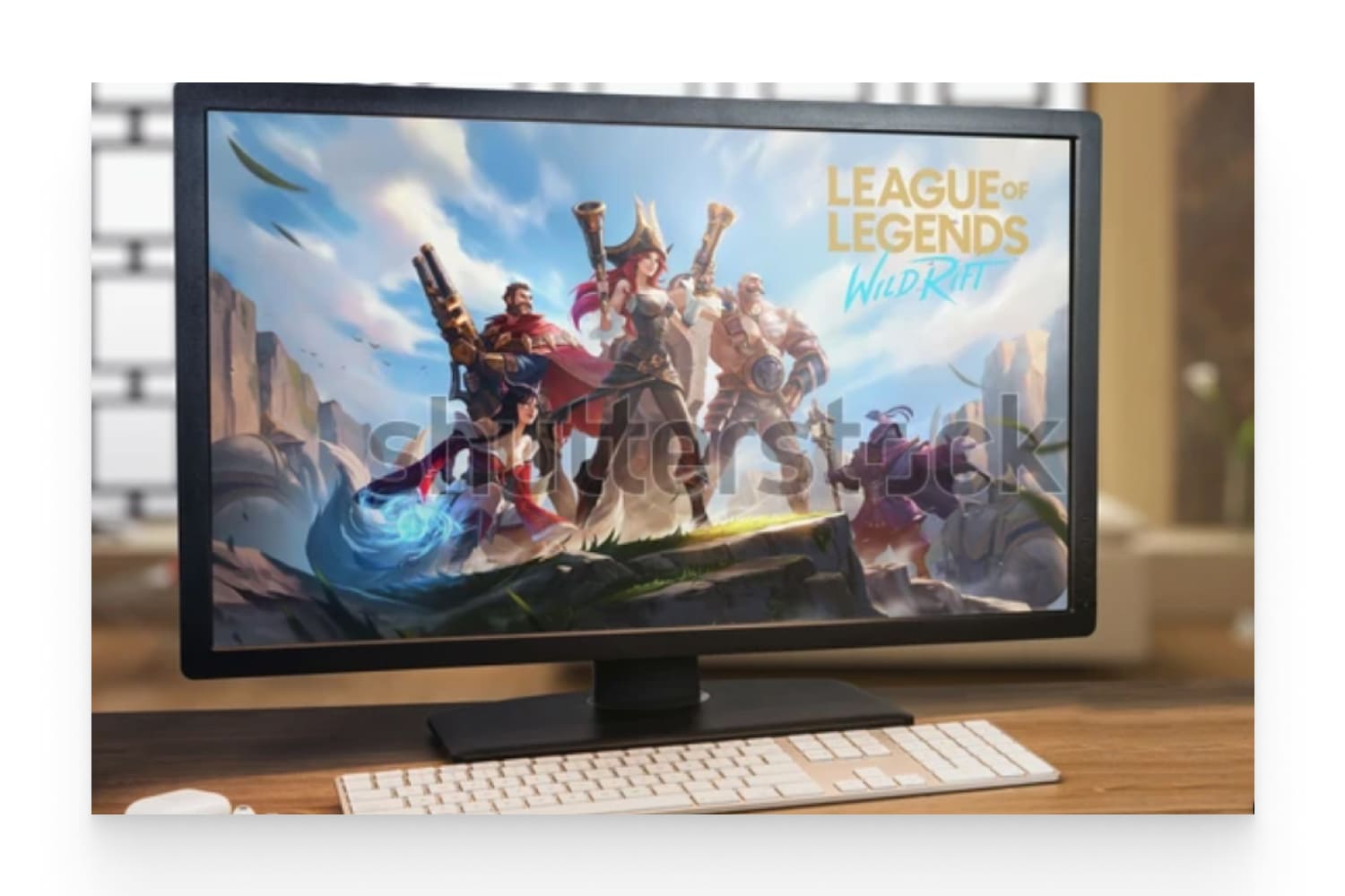 League of Legends Wild Rift game on computer screen.