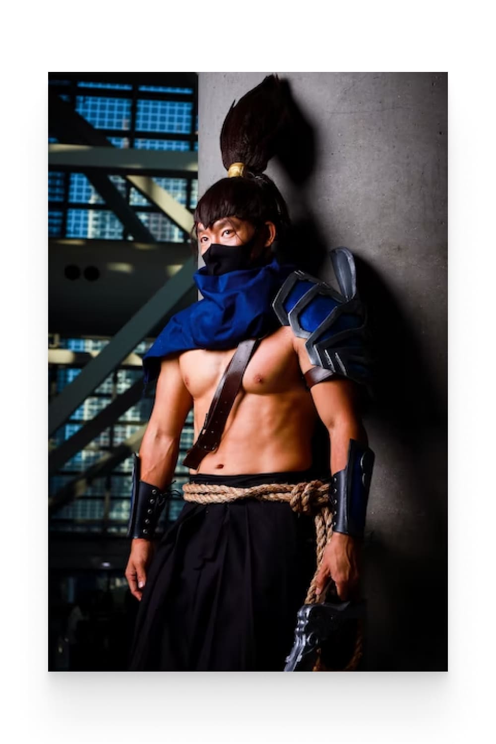 Photo of Yasuo from League of Legends.