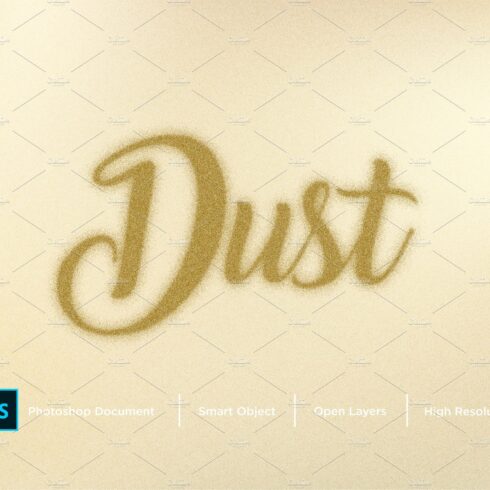 Dust Text Effect & Layer Stylecover image.