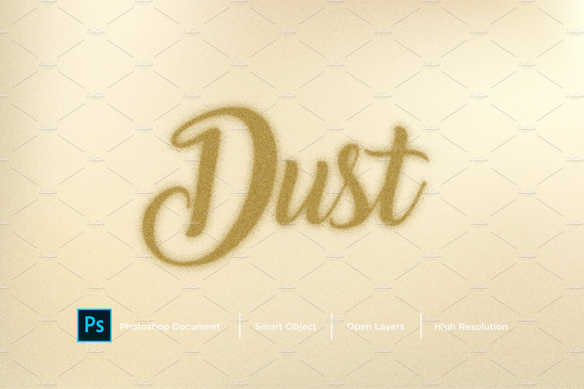 Dust Text Effect & Layer Stylecover image.
