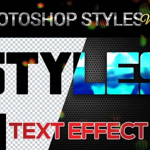 10 creative Photoshop Styles V100cover image.