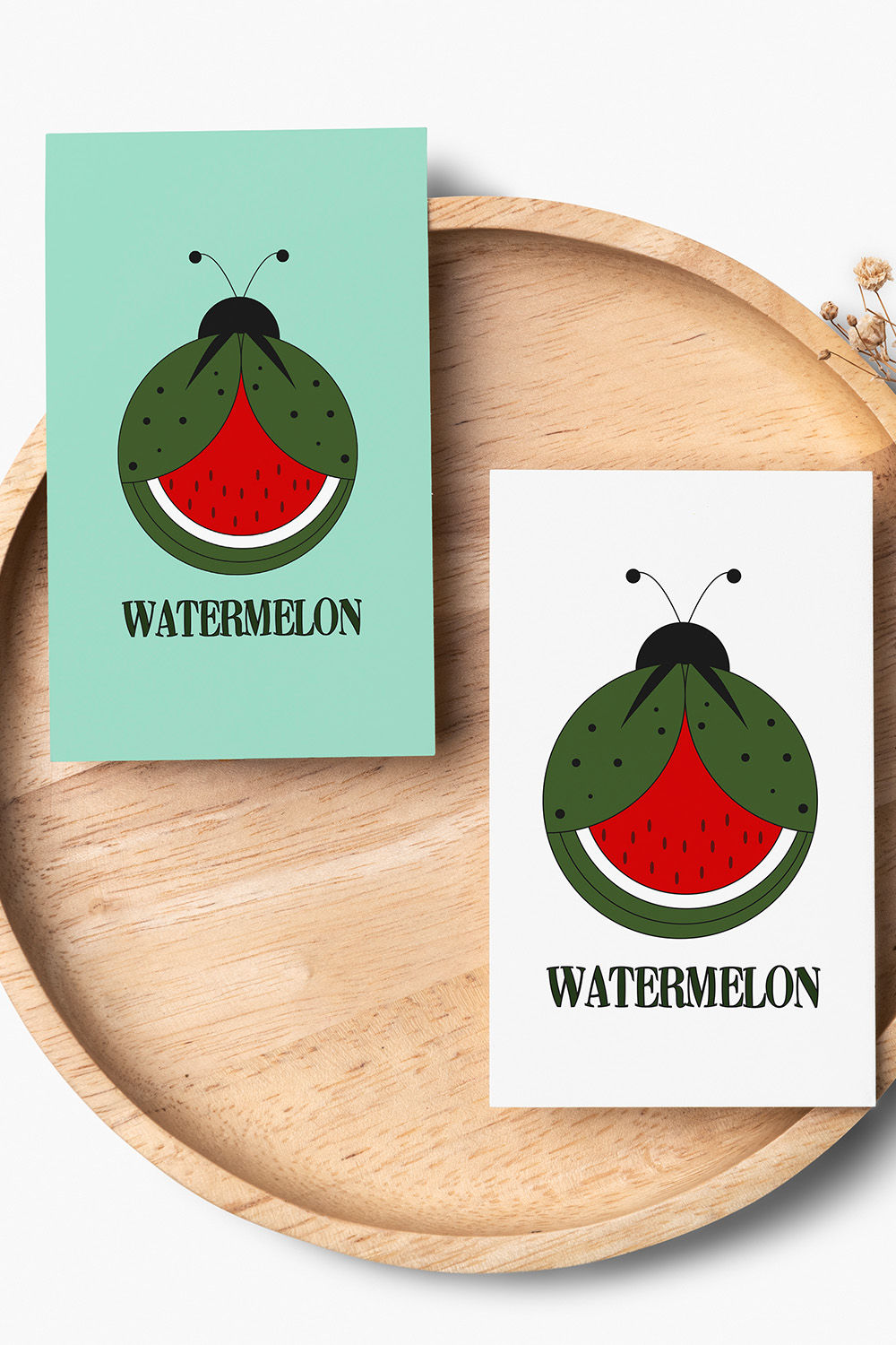 Ukrainian watermelon art logo vector pinterest preview image.
