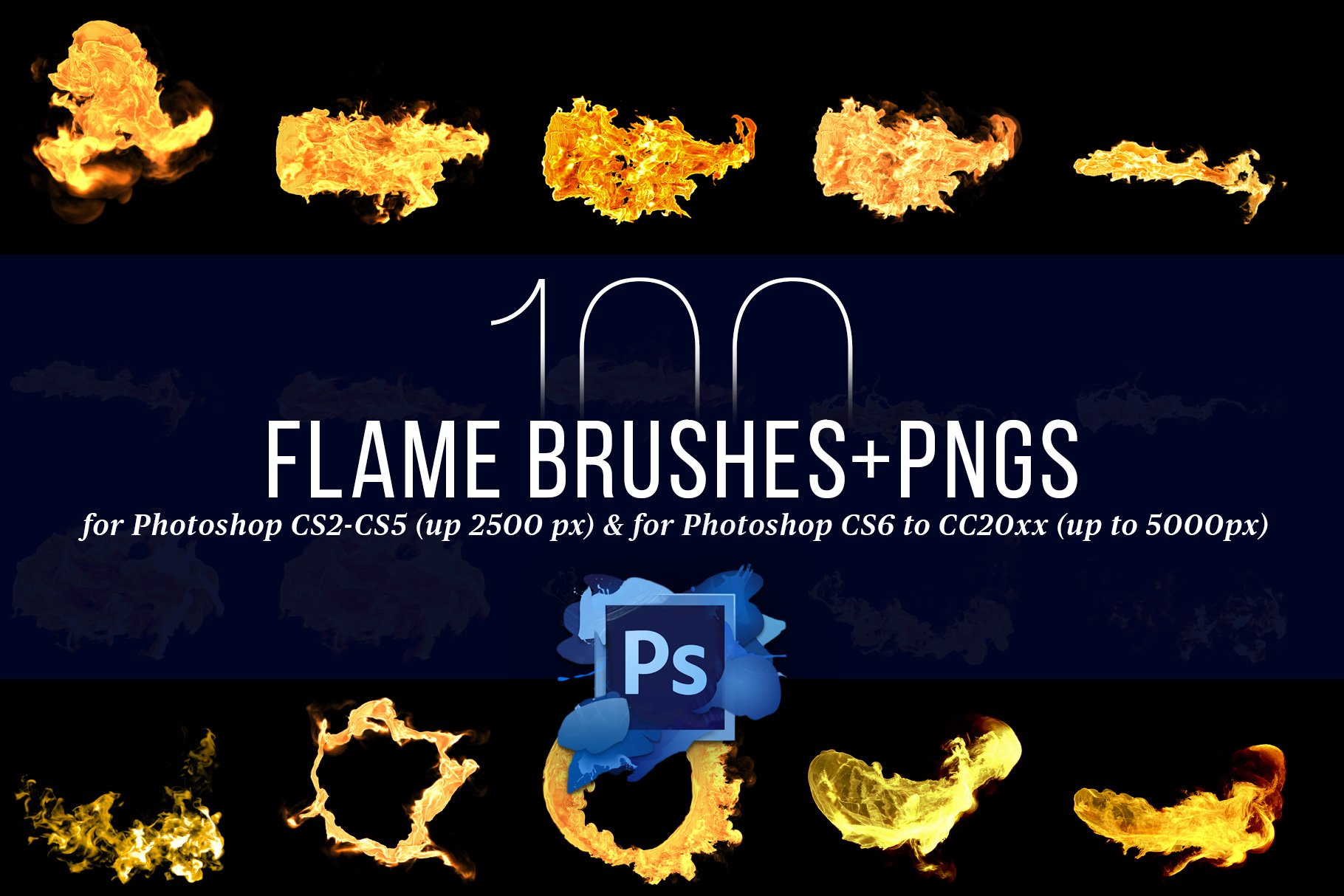 100 flame brushes for photoshop preview 02 638