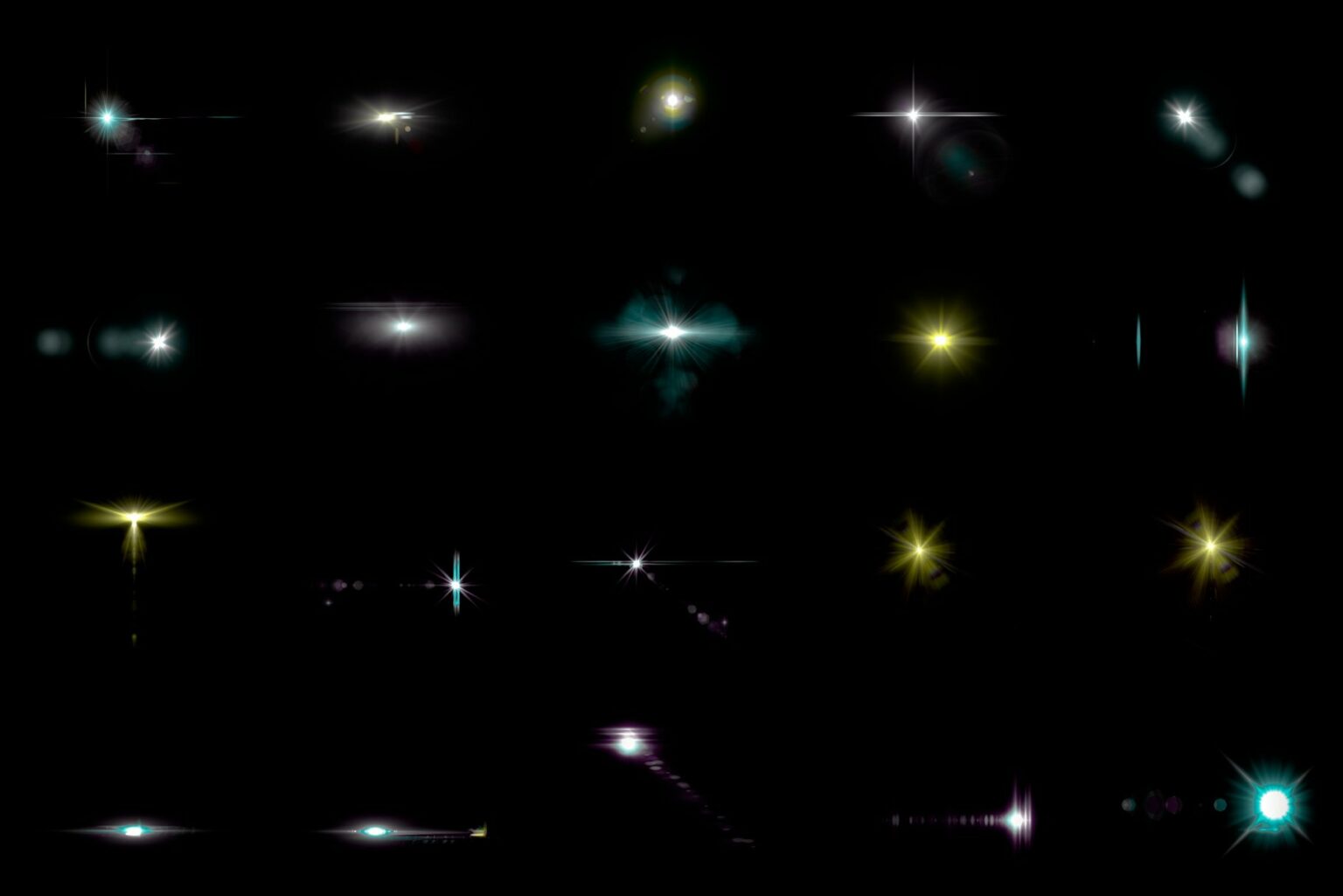 100 Lens Effect Brushes for PS Vol 1 MasterBundles