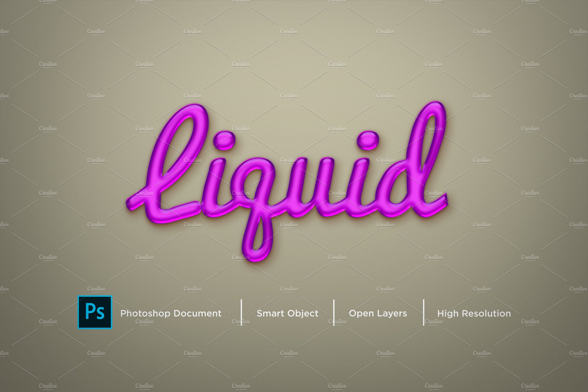 Liquid Text Effect & Layer Stylecover image.