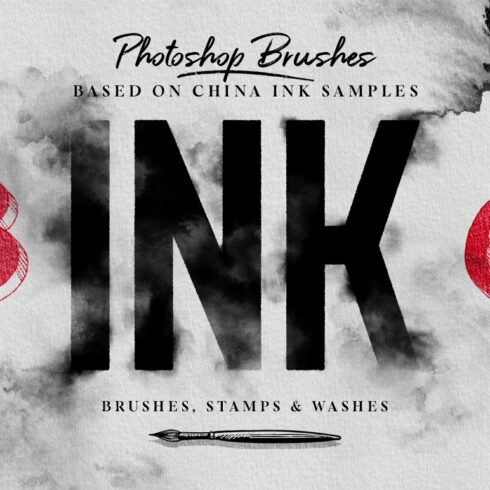 Ink Brushes - Photoshop versioncover image.