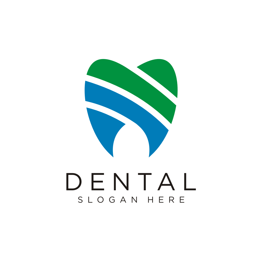 dental logo design vector cover image.