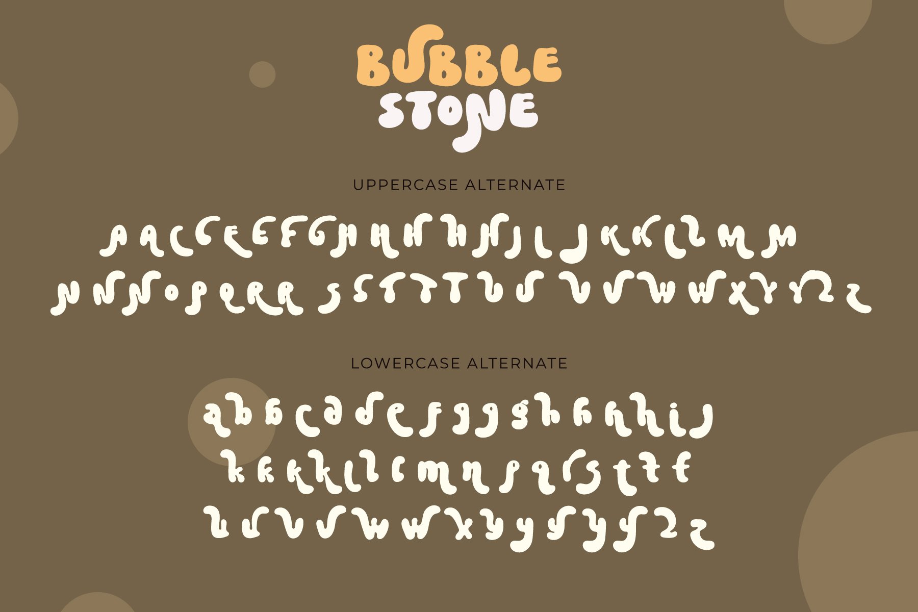 10 preview bubble stone fun cute retro font 670