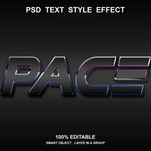 PSD 9 Top Text Effect Editablecover image.