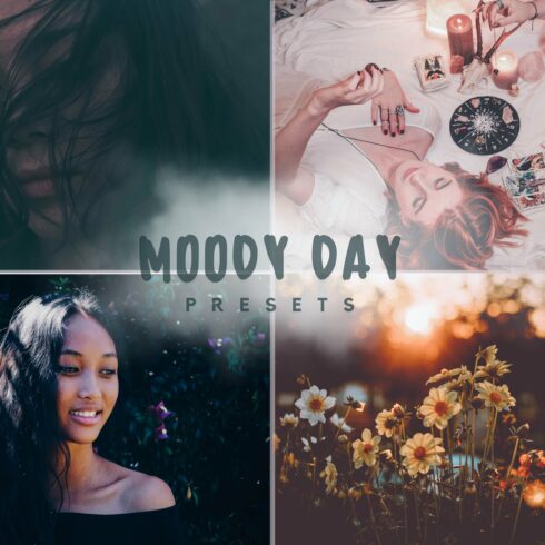 20 Moody Day Lightroom Presets Packcover image.