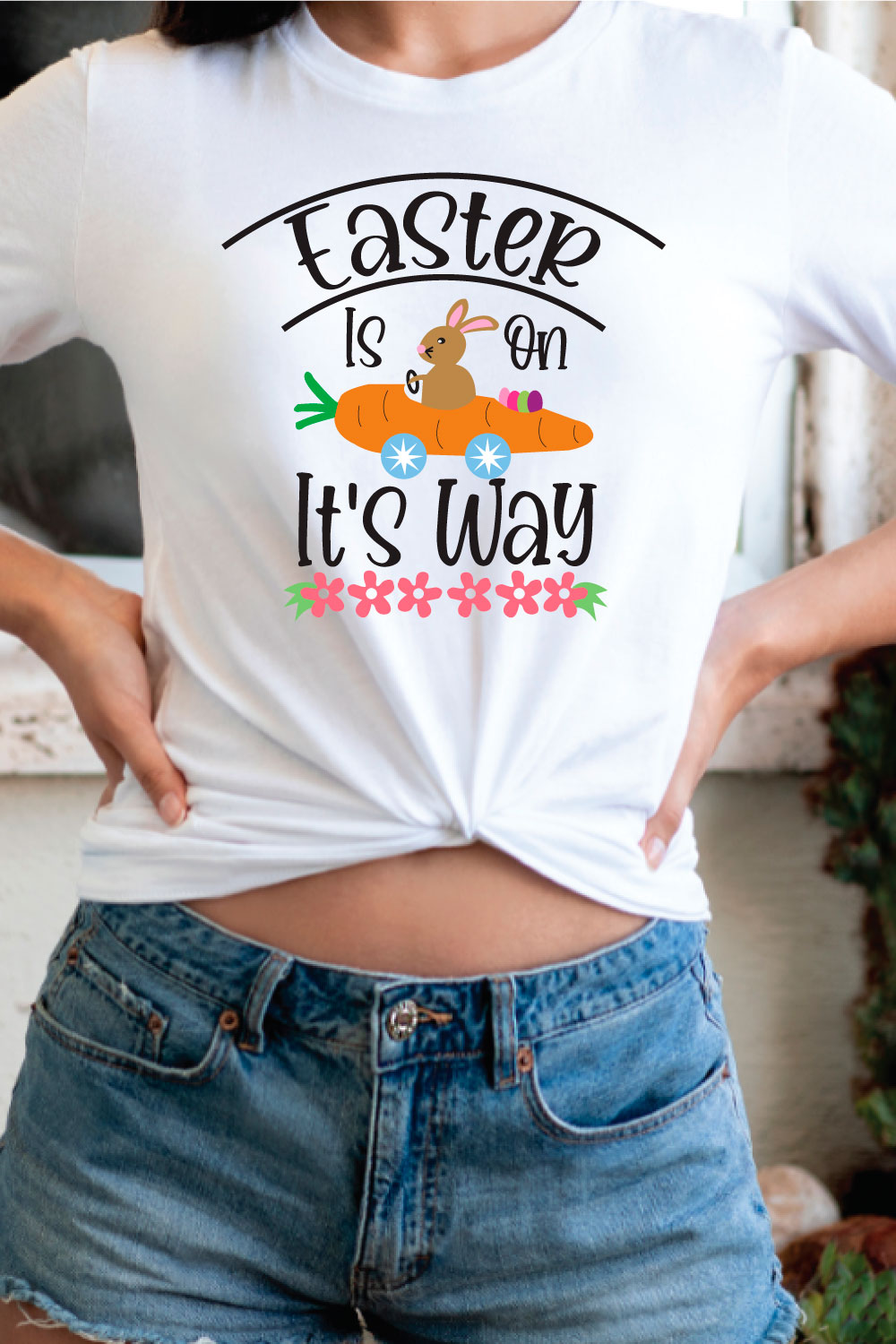 easter is on it\'s way svg pinterest preview image.