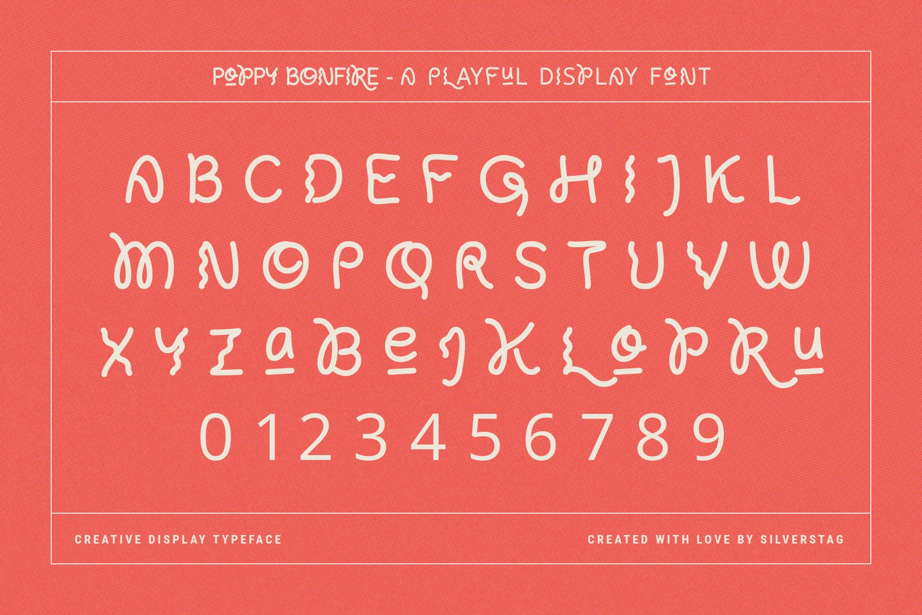 11 poppy bonfire playful display font by silverstag 196