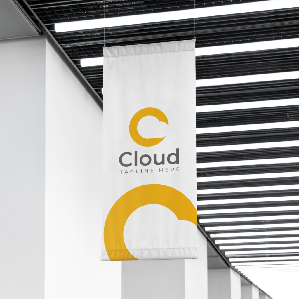 Cloud Letter C Logo - MasterBundles