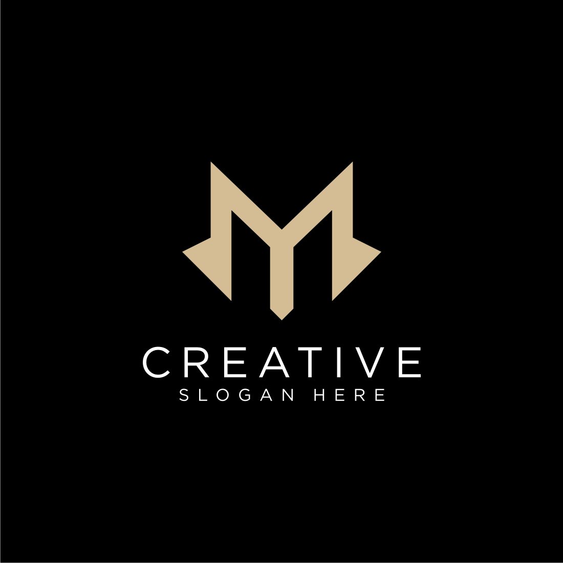 Luxury Letter M logo - MasterBundles